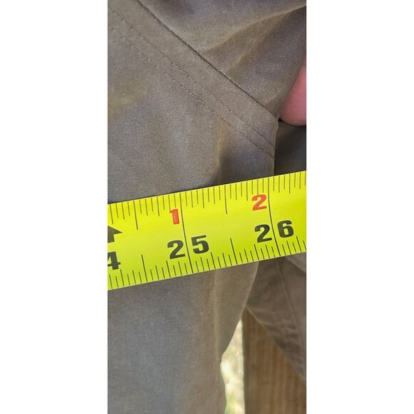 London Fog Mens XXL Brown Zip-Up Jacket lightweight Polyester/Nylon Blend Flaws - Picture 11 of 11